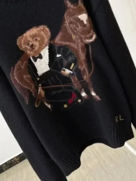 Polo Ralph Lauren Polo Bear Wool Sweater - Picture 6 of 8